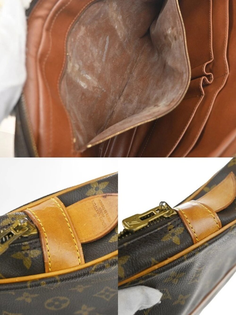 LOUIS VUITTON Porte Documents Voyage Briefcase Hand Bag Monogram M53361 30YH928 - Picture 14 of 16